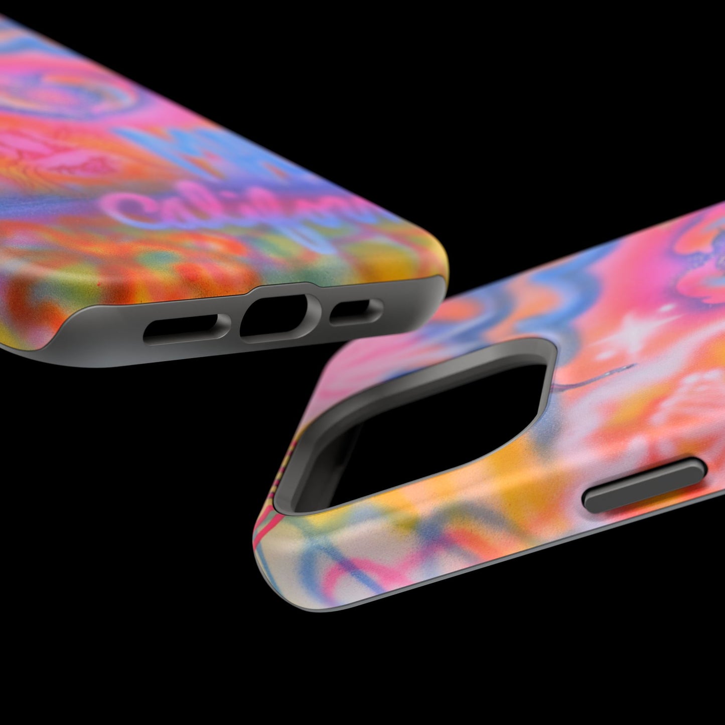 "mornings in malibu" MagSafe airbrush iPhone case