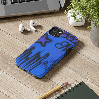 "infamous indigo" airbrush iPhone case