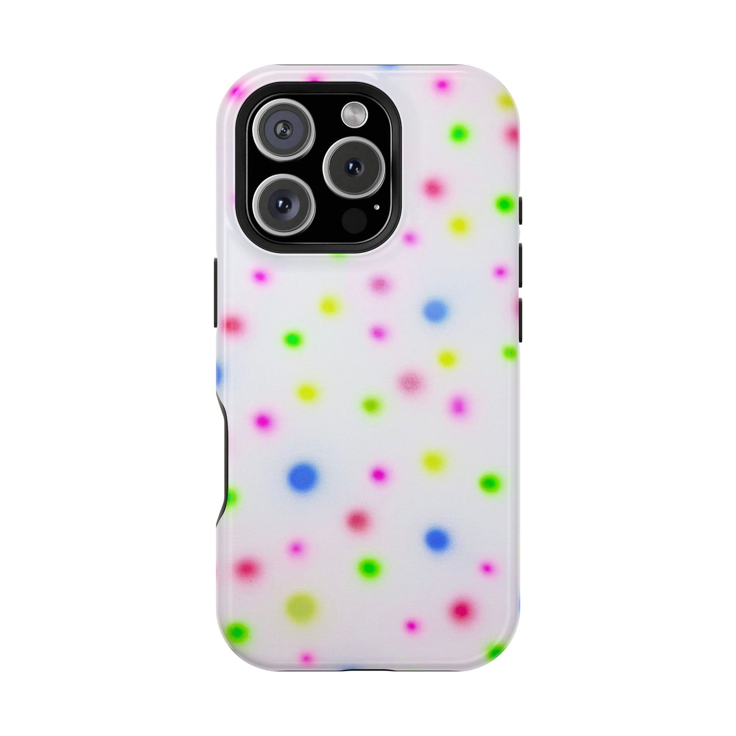 MagSafe "birthday cake polka dot" airbrush iPhone case
