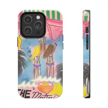 "kinis & tinis" airbrush iPhone case