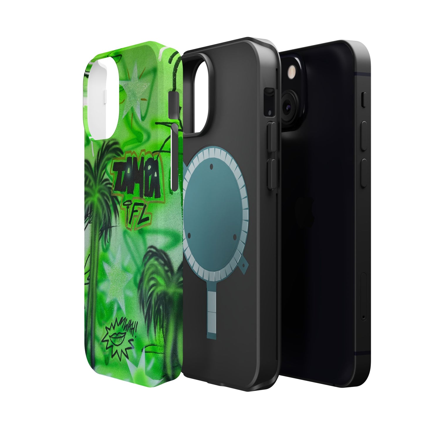 MagSafe "tampa, fl" airbrush iPhone case