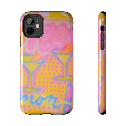 "Lemontini" Airbrush iPhone-Hülle