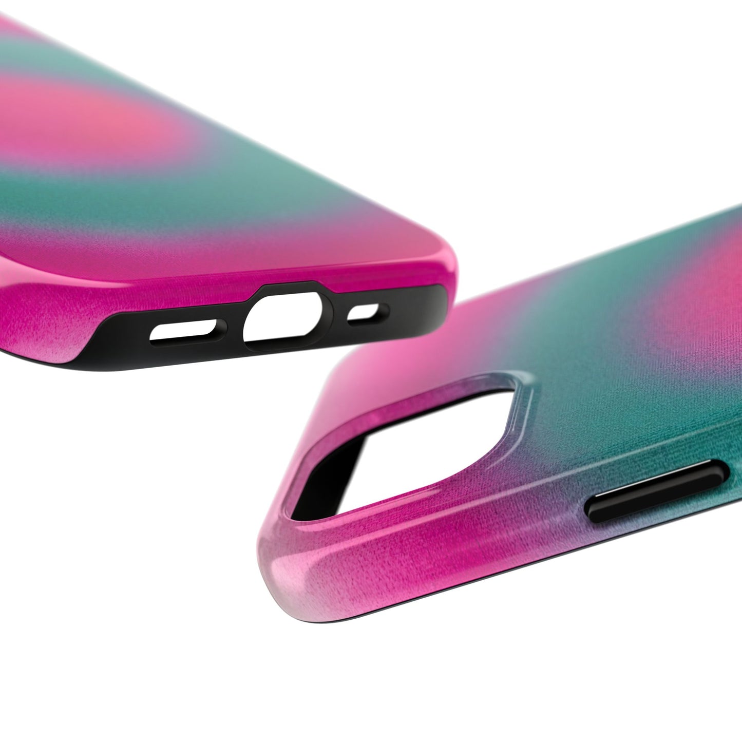 "watermelon swirl" aura airbrush iPhone case
