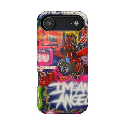 MagSafe "im an angel" airbrush iPhone case