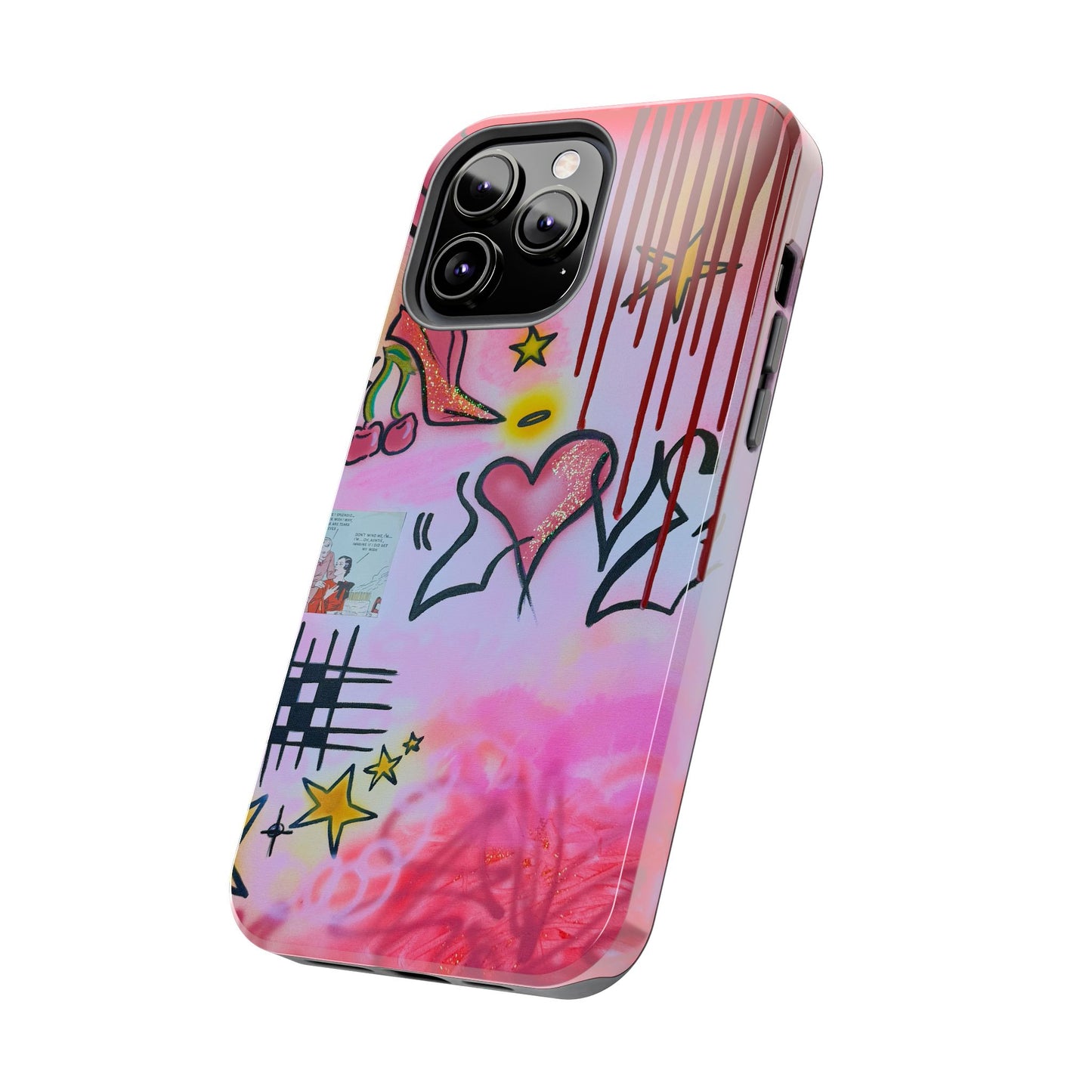 "cherry luvr" airbrush iPhone case