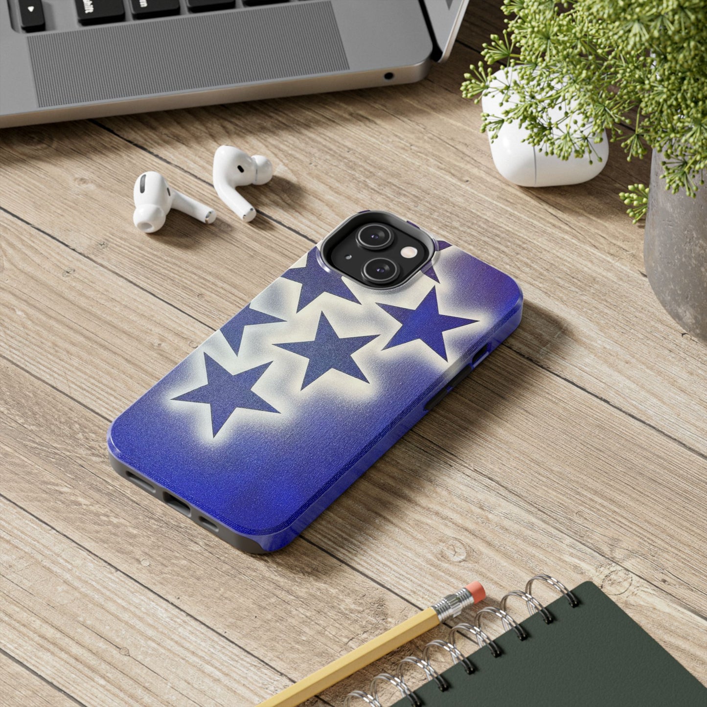 "frosted galaxy" airbrush iPhone case