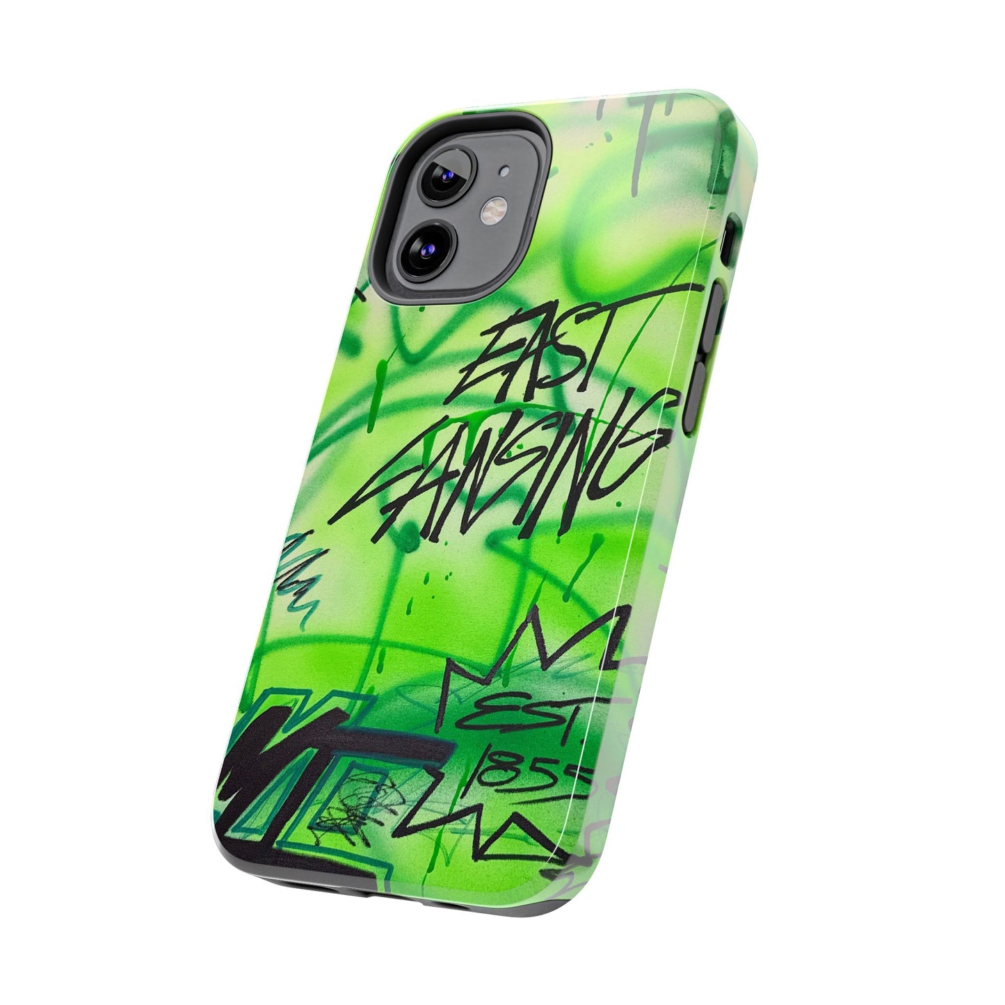 "east lansing, mi" airbrush iPhone case