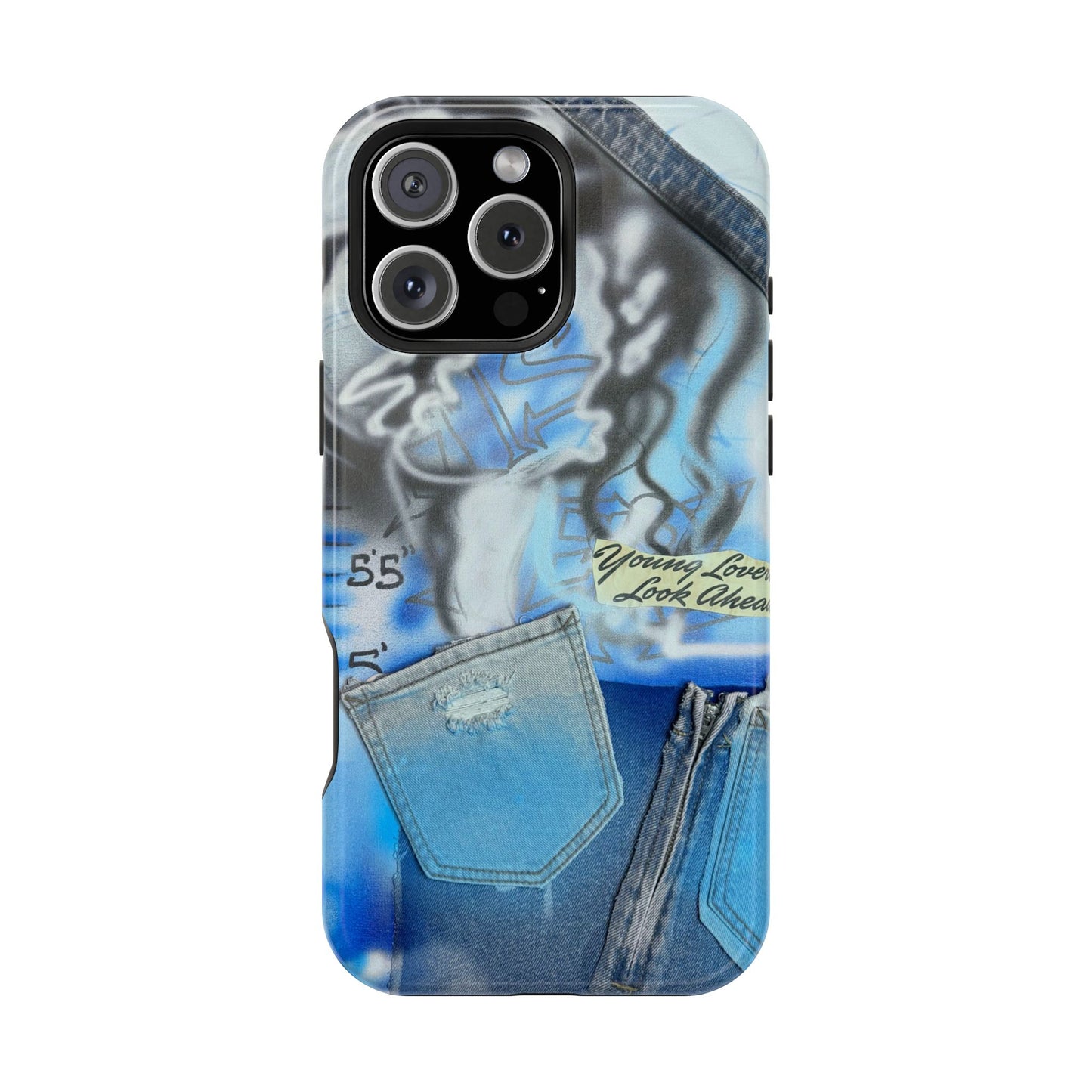 MagSafe "young lovers" airbrush iPhone case