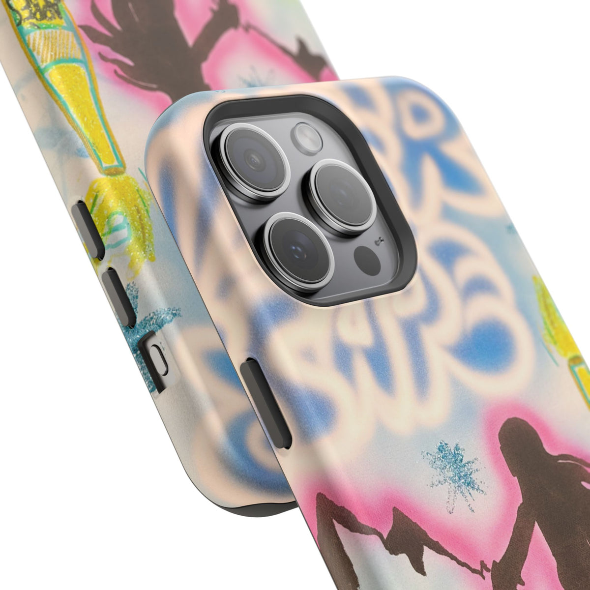MagSafe "winter escape" airbrush iPhone case