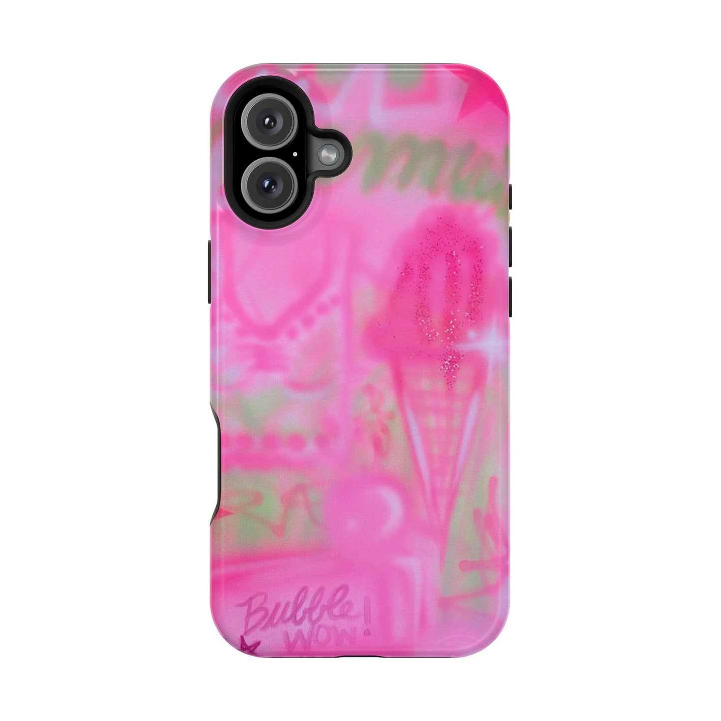 MagSafe "miami matcha" airbrush iPhone case