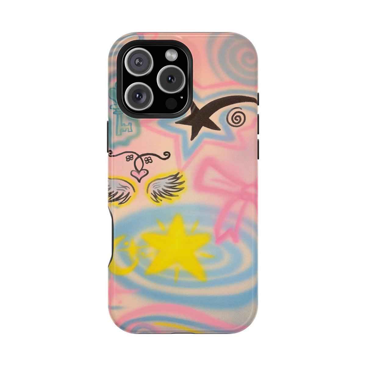 MagSafe "star energy" airbrush iPhone case