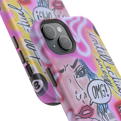 MagSafe "intellektuelle Energie" Airbrush iPhone Hülle