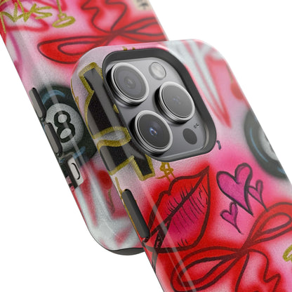 MagSafe "IT girl" airbrush iPhone case
