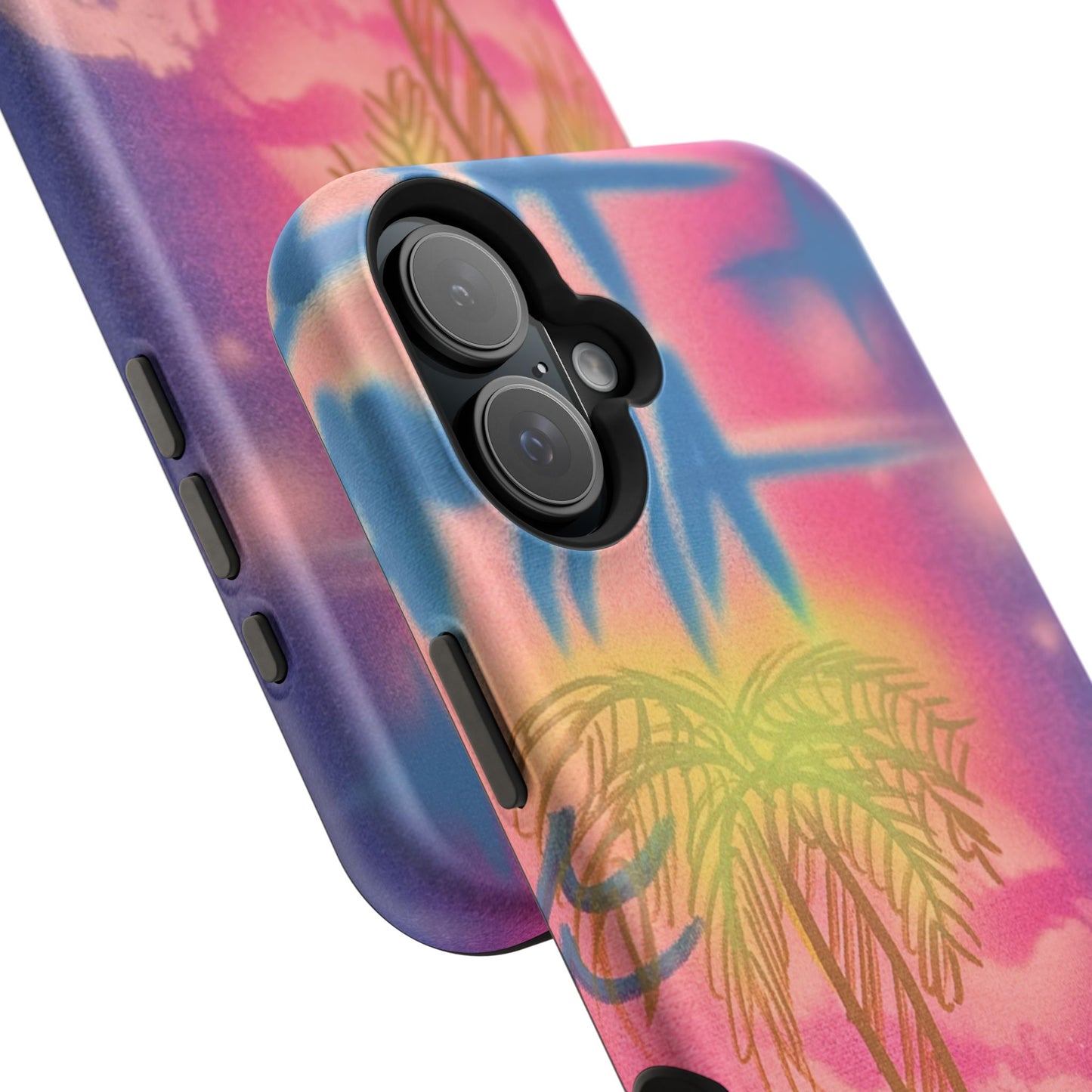 MagSafe "glowy night" airbrush iPhone case