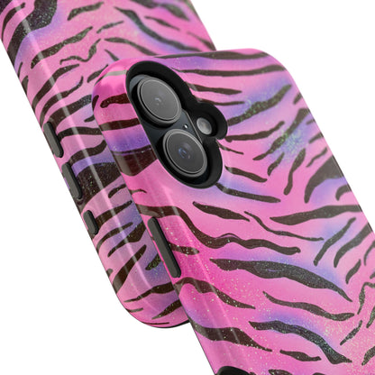 MagSafe "glitter zebra" airbrush iPhone case