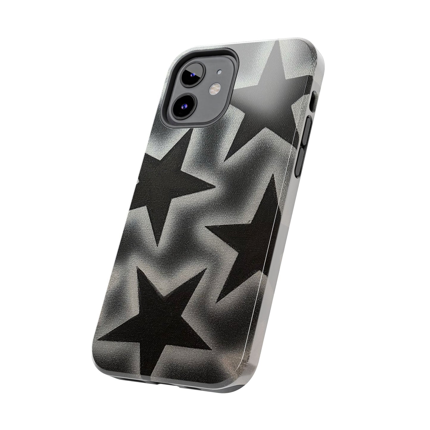 "chrome stars" airbrush iPhone case