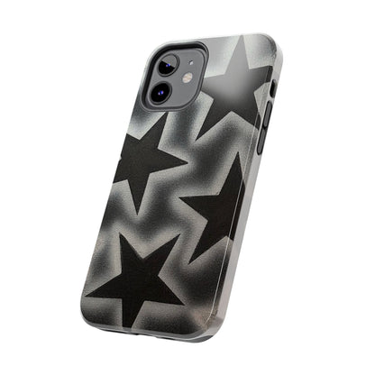 "chrome stars" airbrush iPhone case