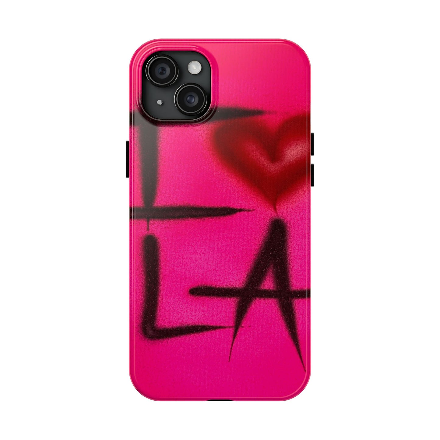 "I <3 LA" airbrush iPhone case