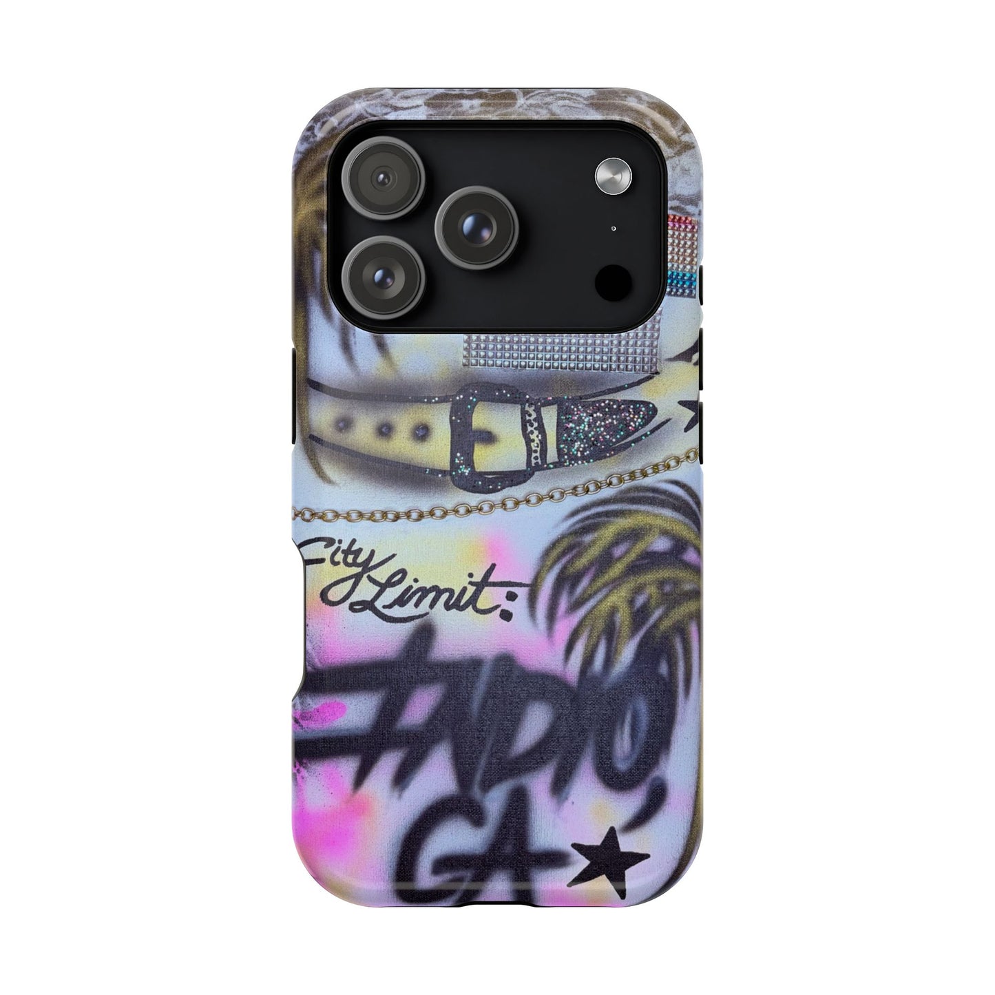 MagSafe "indio, ca" airbrush iPhone case