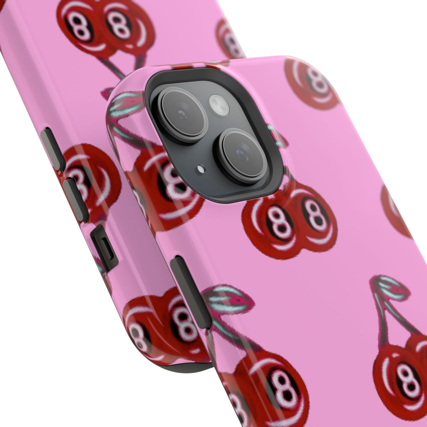MagSafe "cami cherry pink" Airbrush iPhone Hülle