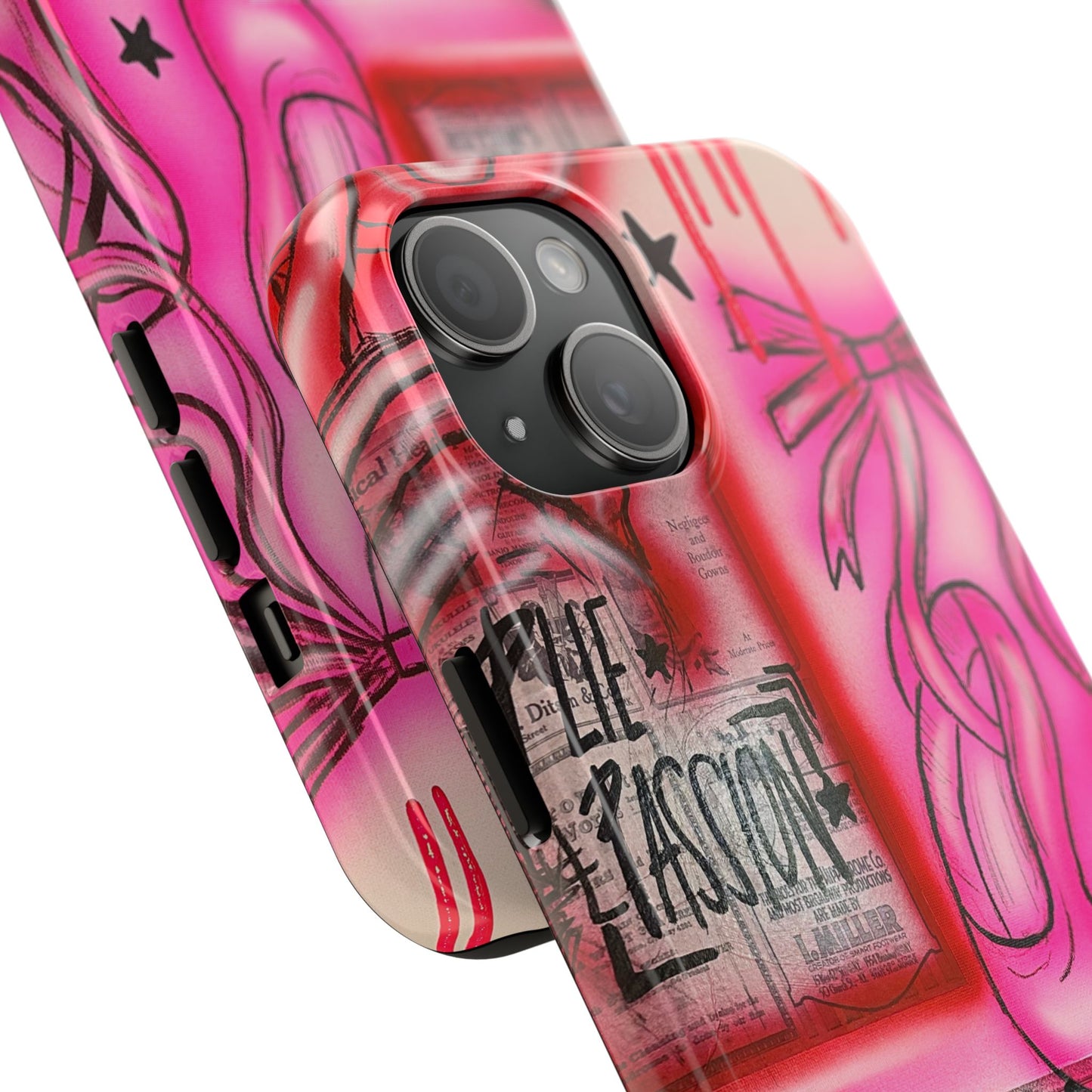 "plié passion” airbrush iPhone case