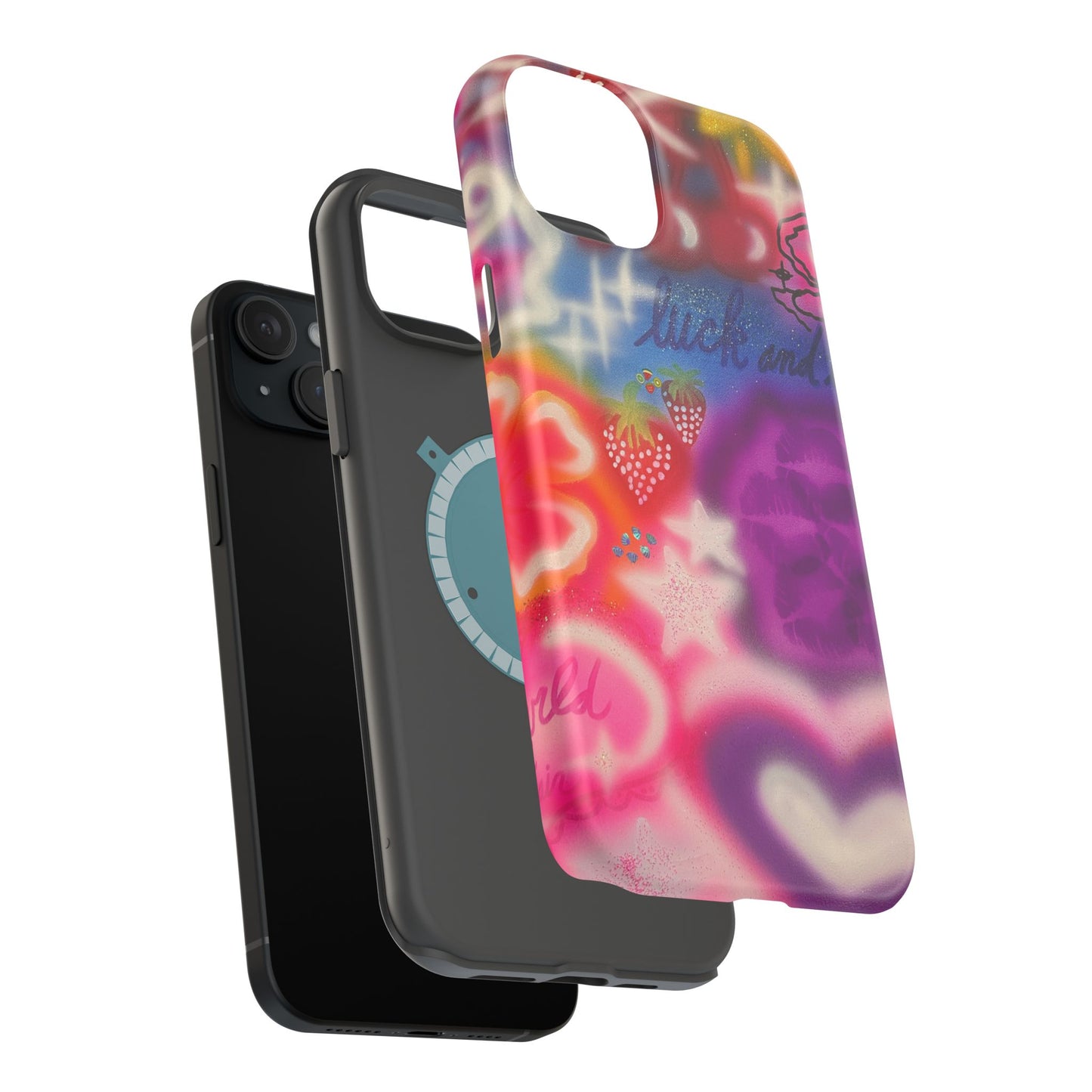 MagSafe „luck & luv pt. 2“ Airbrush iPhone Hülle