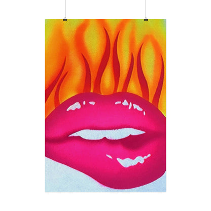 "flaming lips" airbrush rolled print