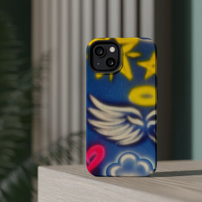 MagSafe "celestial halo" airbrush iPhone case
