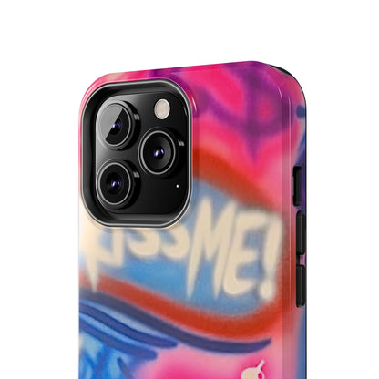 "kiss me pt. 2" airbrush iPhone case