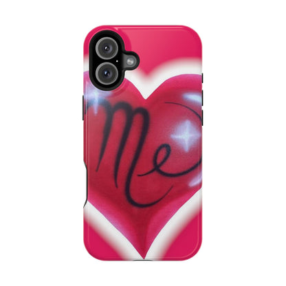 MagSafe "i <3 me" Airbrush iPhone Hülle