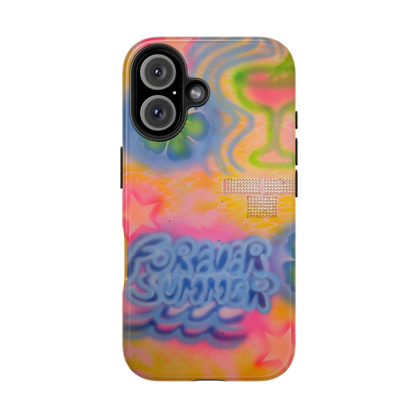 "forever summer" airbrush iPhone case