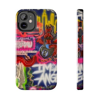 "im an angel" airbrush iPhone case