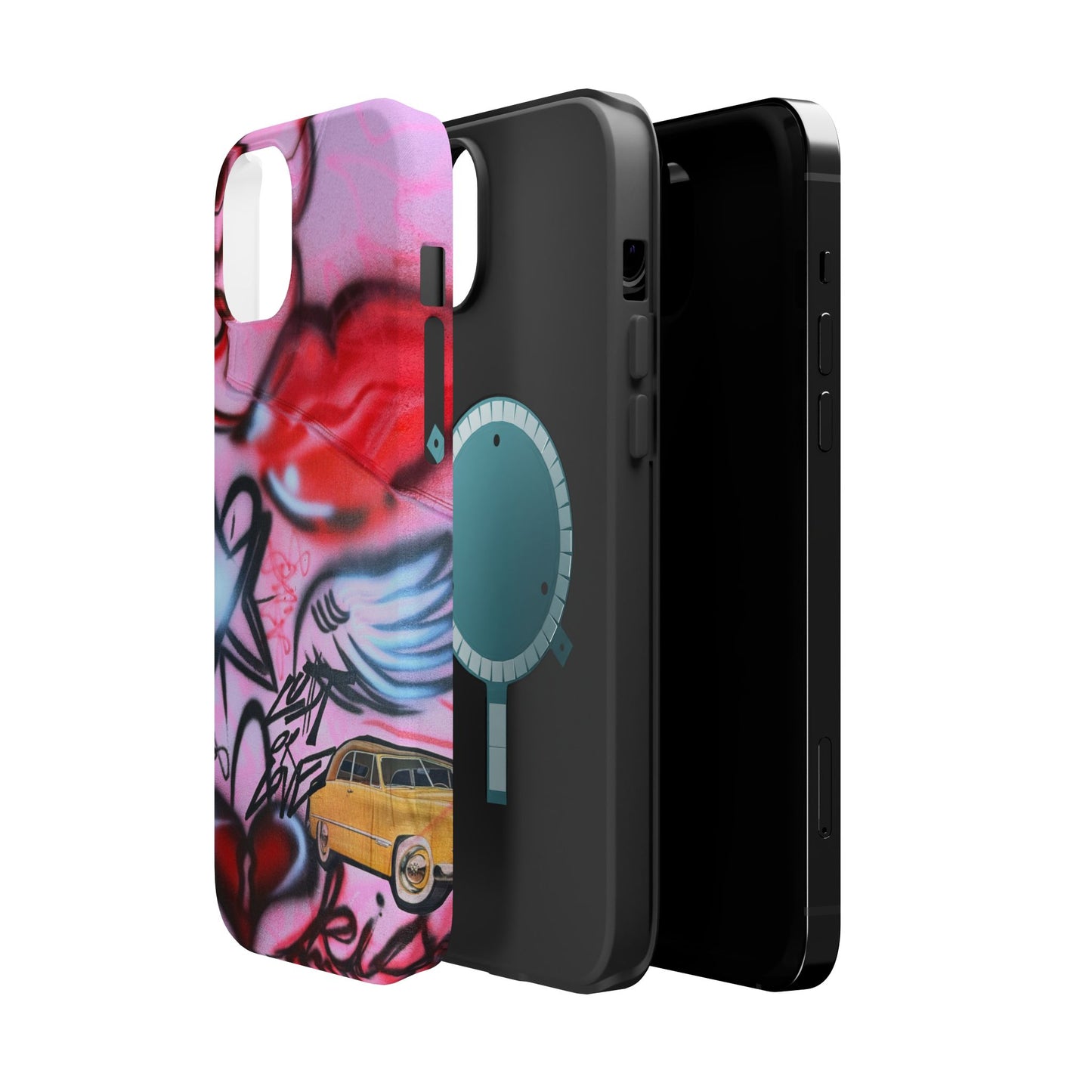 MagSafe "lust or love" airbrush iPhone case