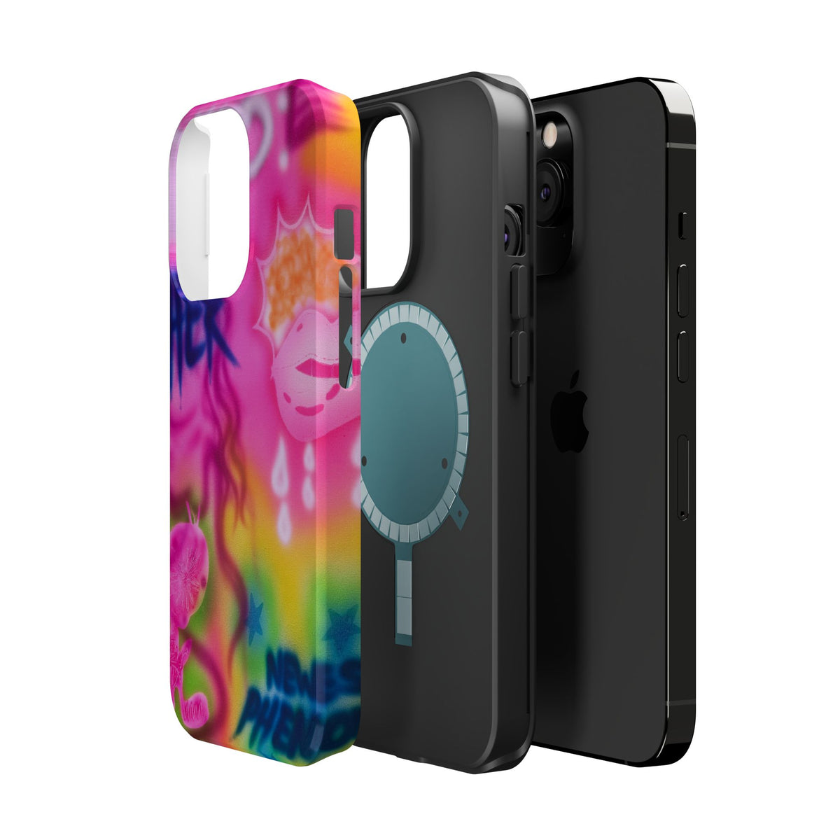 MagSafe "wanted" airbrush iPhone case