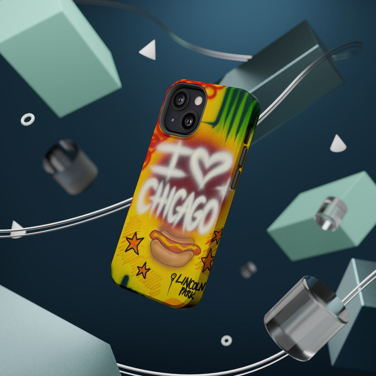 MagSafe "chicago" airbrush iPhone case