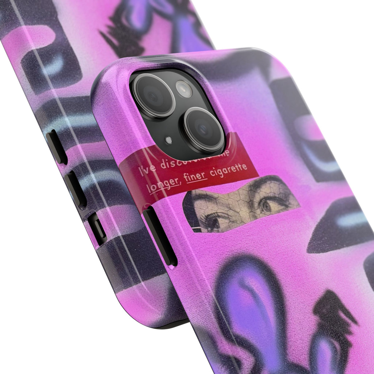 "Lila Prinzessin" Airbrush iPhone Hülle