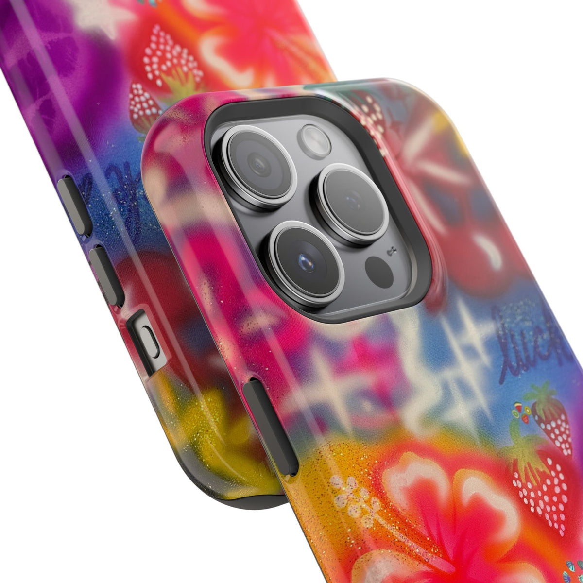MagSafe „luck & luv“ Airbrush iPhone-Hülle