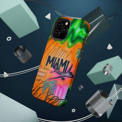 MagSafe "miami, fl" Airbrush iPhone Hülle
