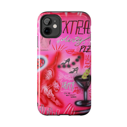 "extra dirty, plz!" airbrush iPhone case