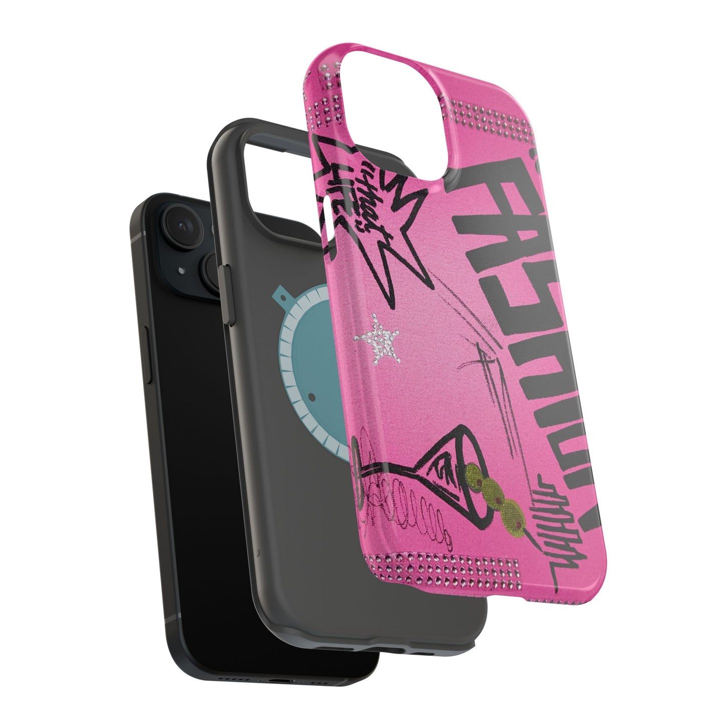 MagSafe "high fashion pt. 2" airbrush iPhone case