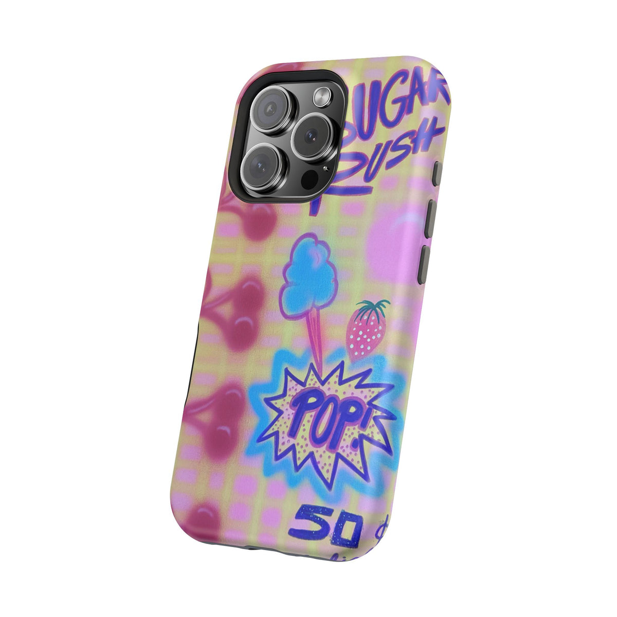 MagSafe "sugar rush" airbrush iPhone case