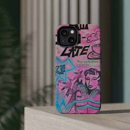MagSafe "avant le ski" airbrush iPhone case
