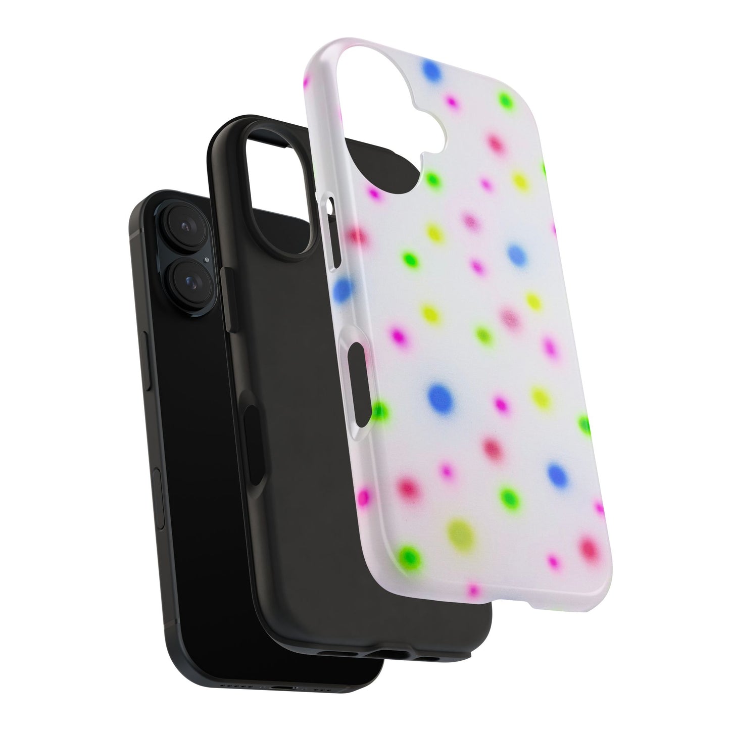 "birthday cake polka dot" airbrush iPhone case