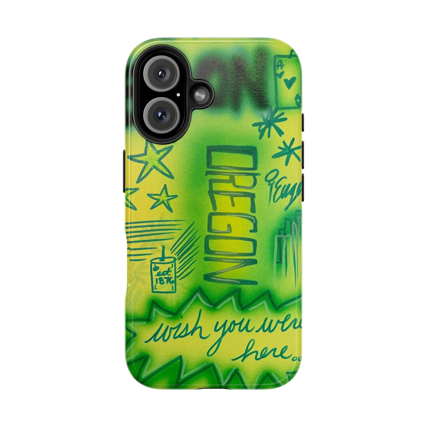 "oregon" airbrush iPhone case