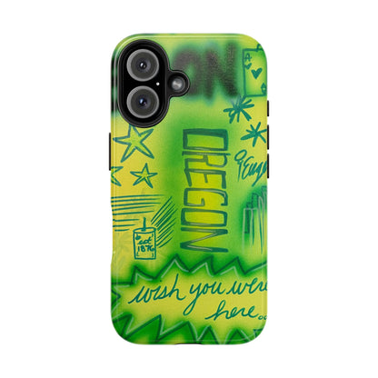 "oregon" airbrush iPhone case