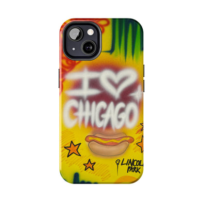 "chicago" airbrush iPhone case