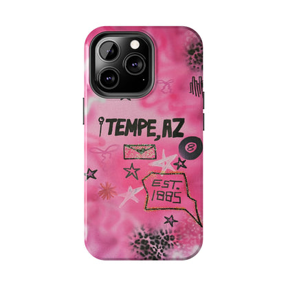 "tempe, az pt. 2" airbrush iPhone case