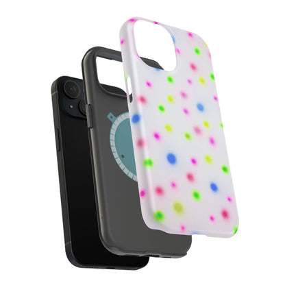 MagSafe "birthday cake polka dot" airbrush iPhone case