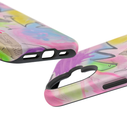 MagSafe "pastel static" airbrush iPhone case