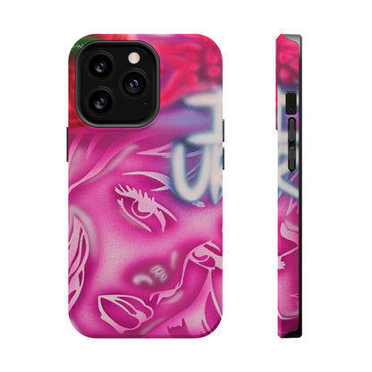 MagSafe „girlz WRLD“ Airbrush iPhone-Hülle